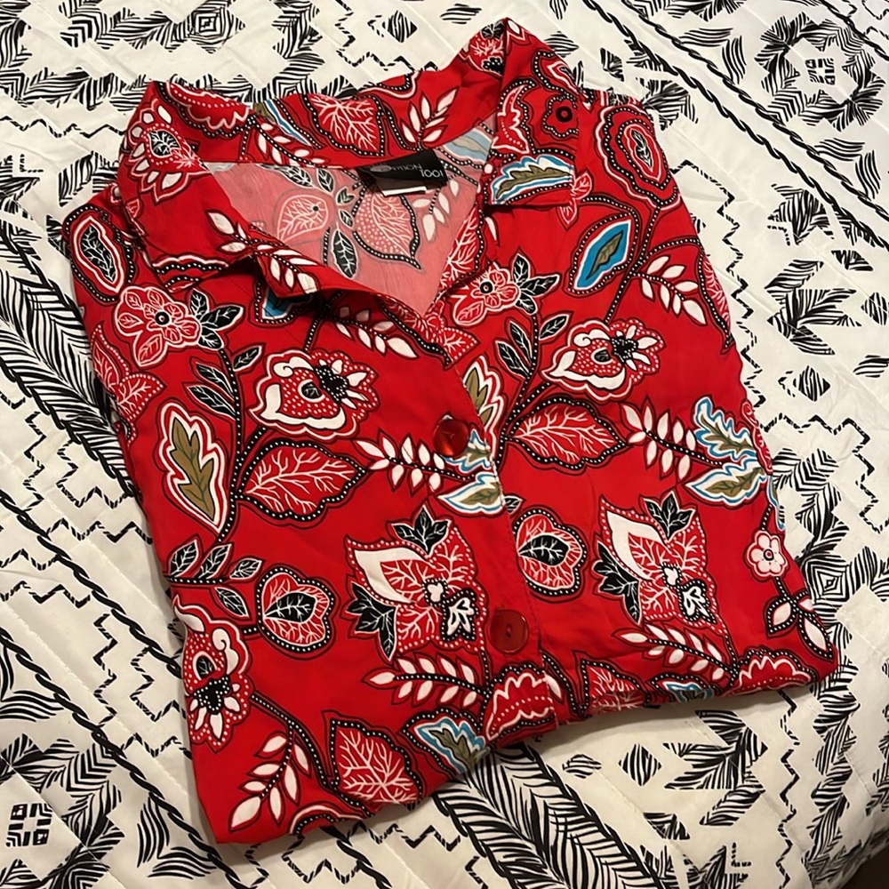 First Option Too!! Blouse Top Size 2XL
